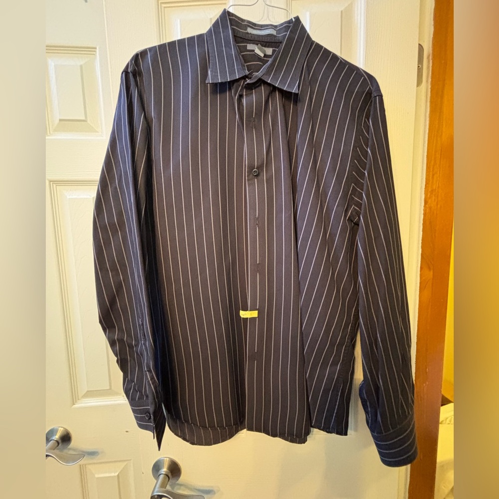 Men's Black Striped Shirt Apt 9 size XL